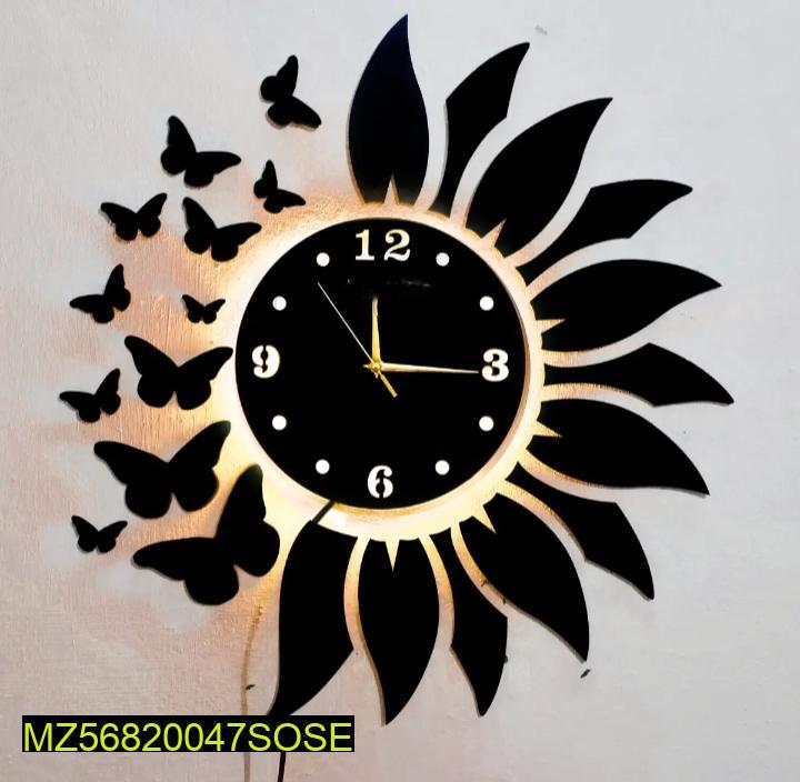 Analog Wall Clock With Light - Standard (Rs. 1,100)