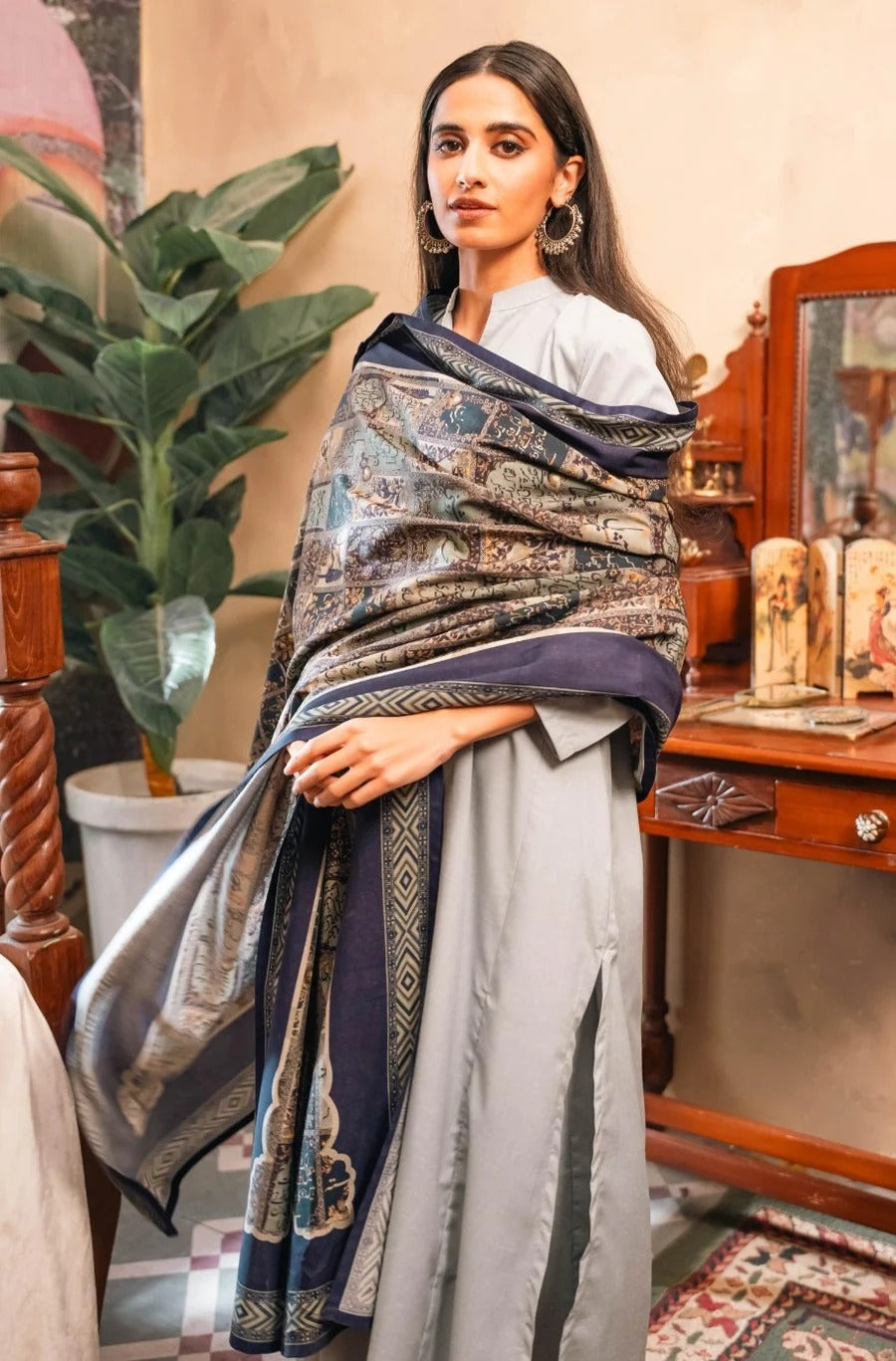 Dasht Shawl - Shades of Sand Regular price