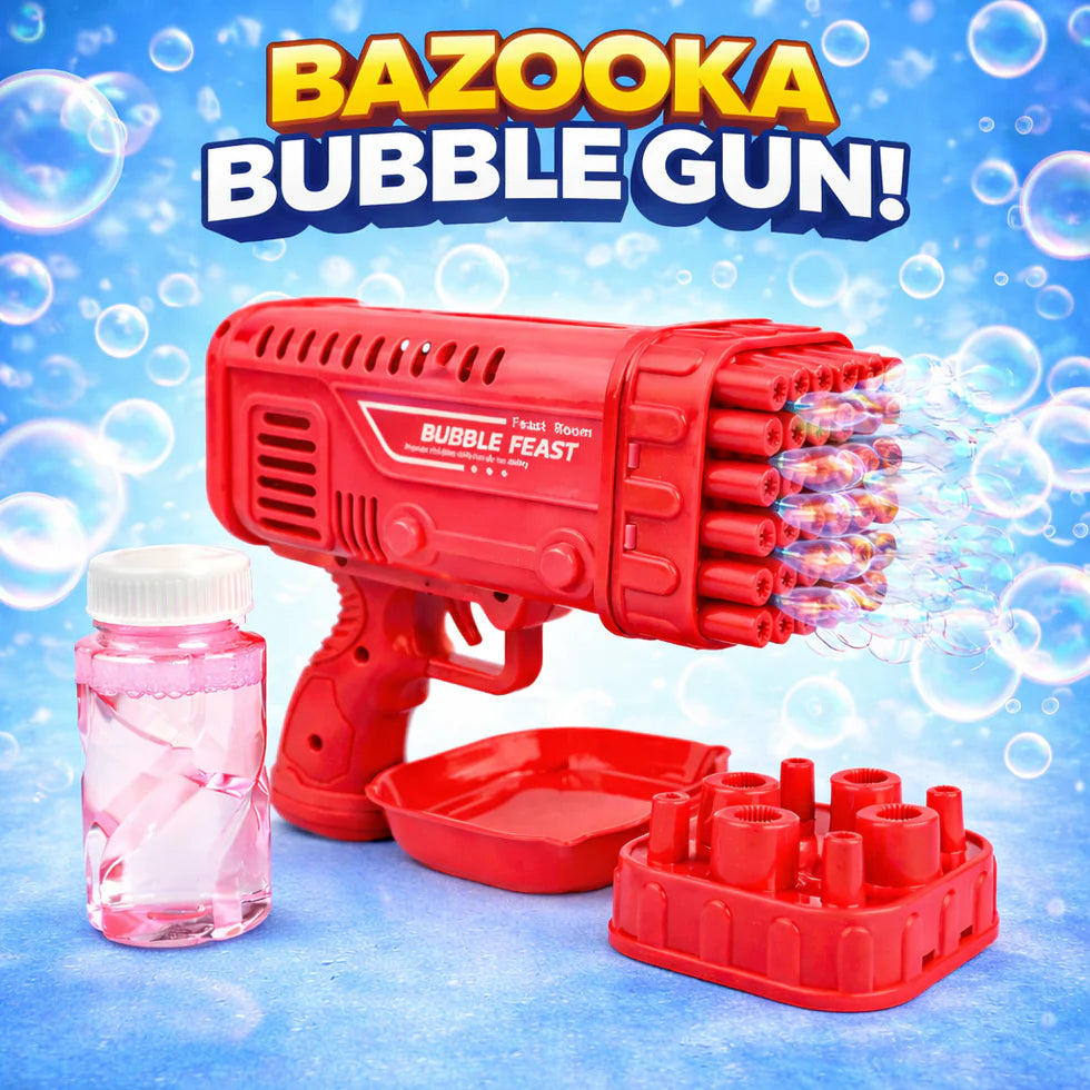 Space Rocket Bazooka Bubble Gun Electric Automatic (2188-65)