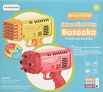 Space Rocket Bazooka Bubble Gun Electric Automatic (2188-65)