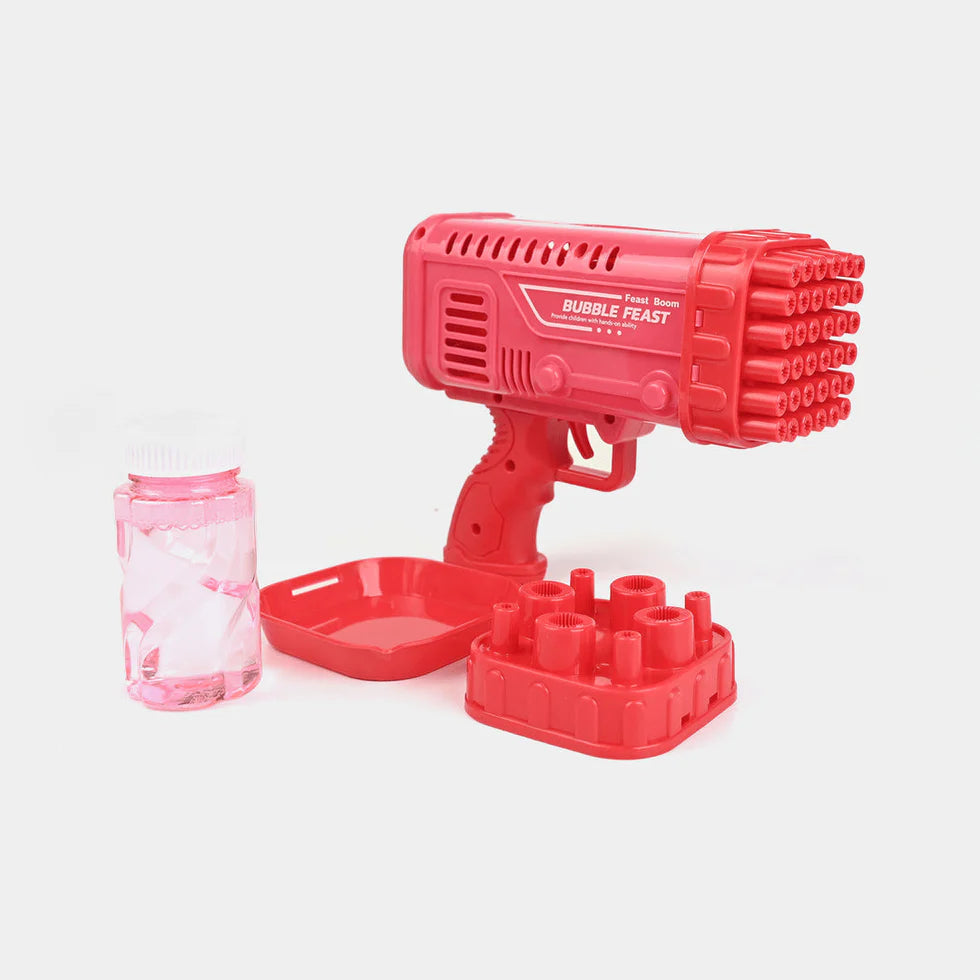 Space Rocket Bazooka Bubble Gun Electric Automatic (2188-65)