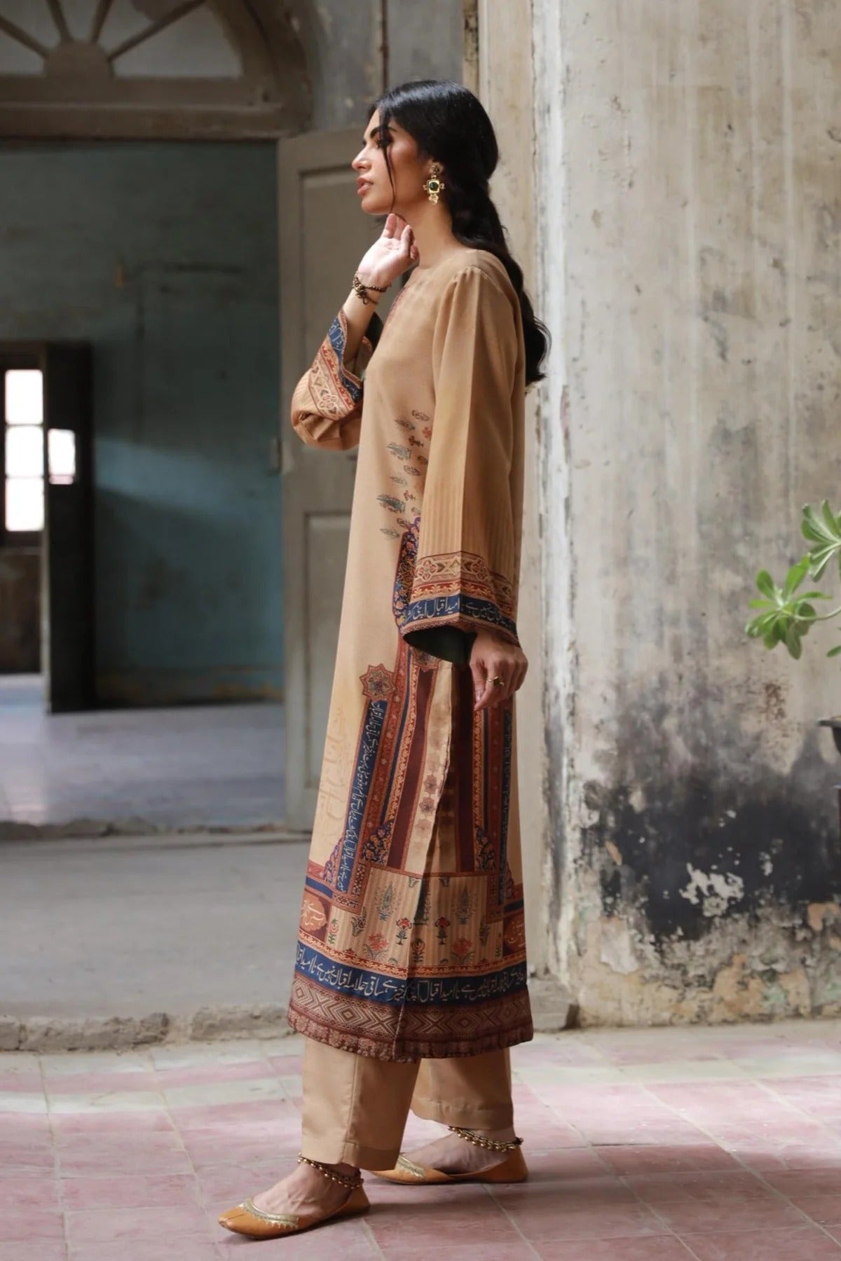 Dasht Co-ord Set - Shades of Sand